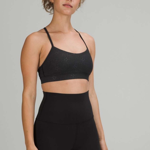 lululemon athletica Other - lululemon athletica Black Flow Y Nulu Bra size 10